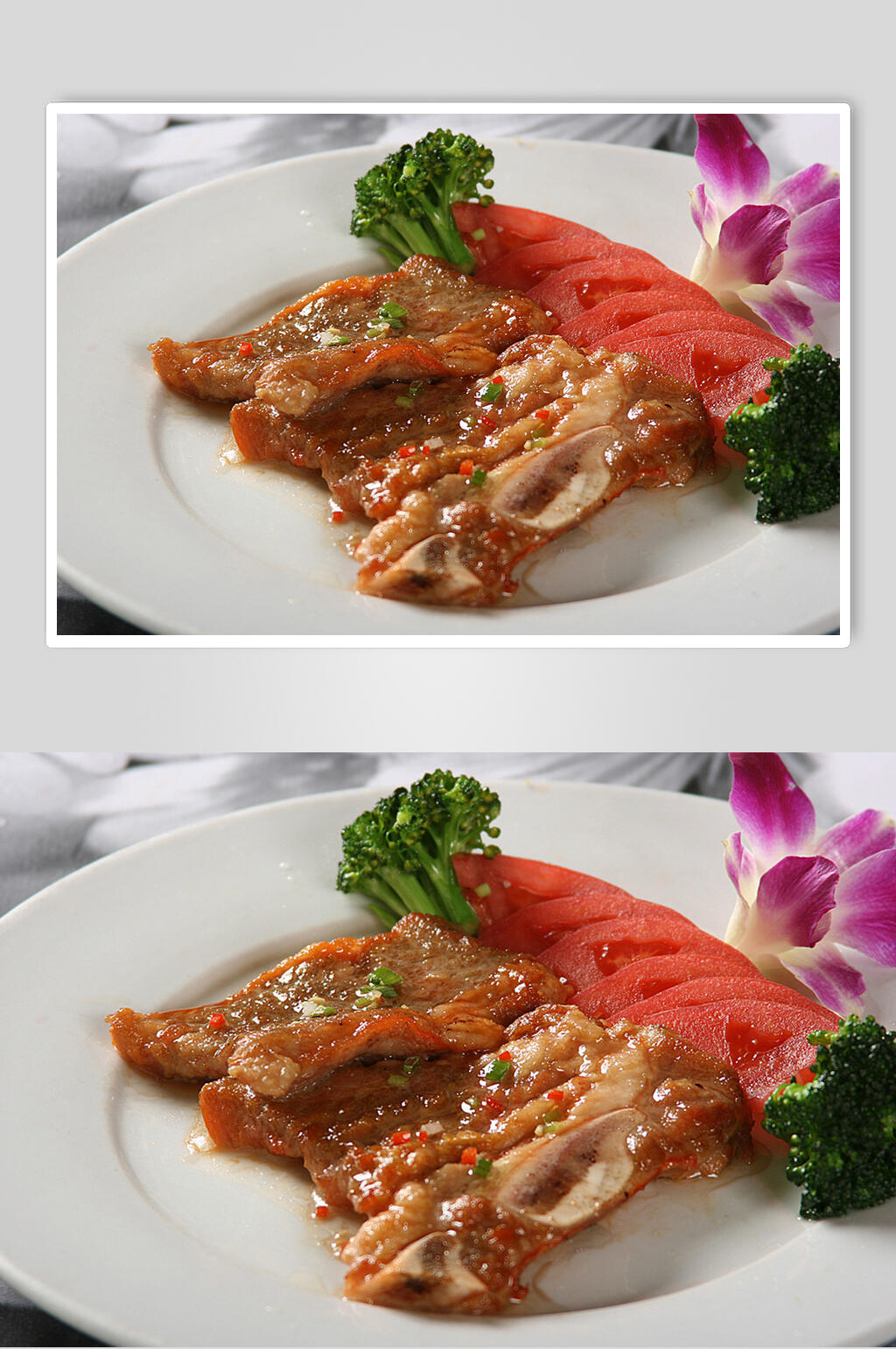 私家牛仔骨食物高清图片素材