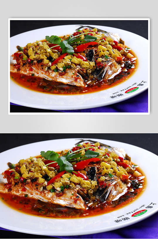 上海私房菜剁椒鱼头王餐饮食品图片