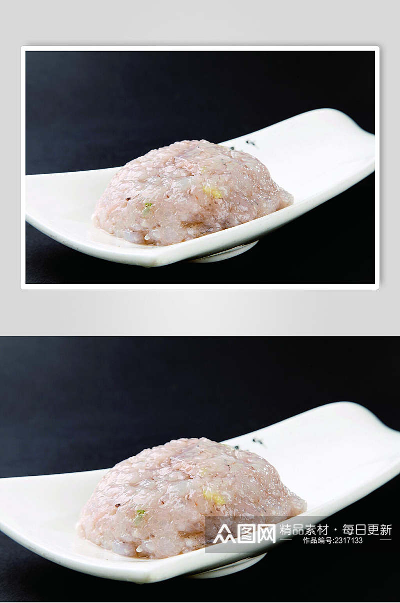 新鲜虾滑餐饮食品图片素材
