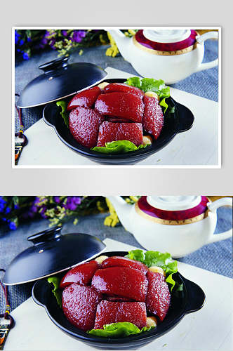 砂锅红烧肉高清图片