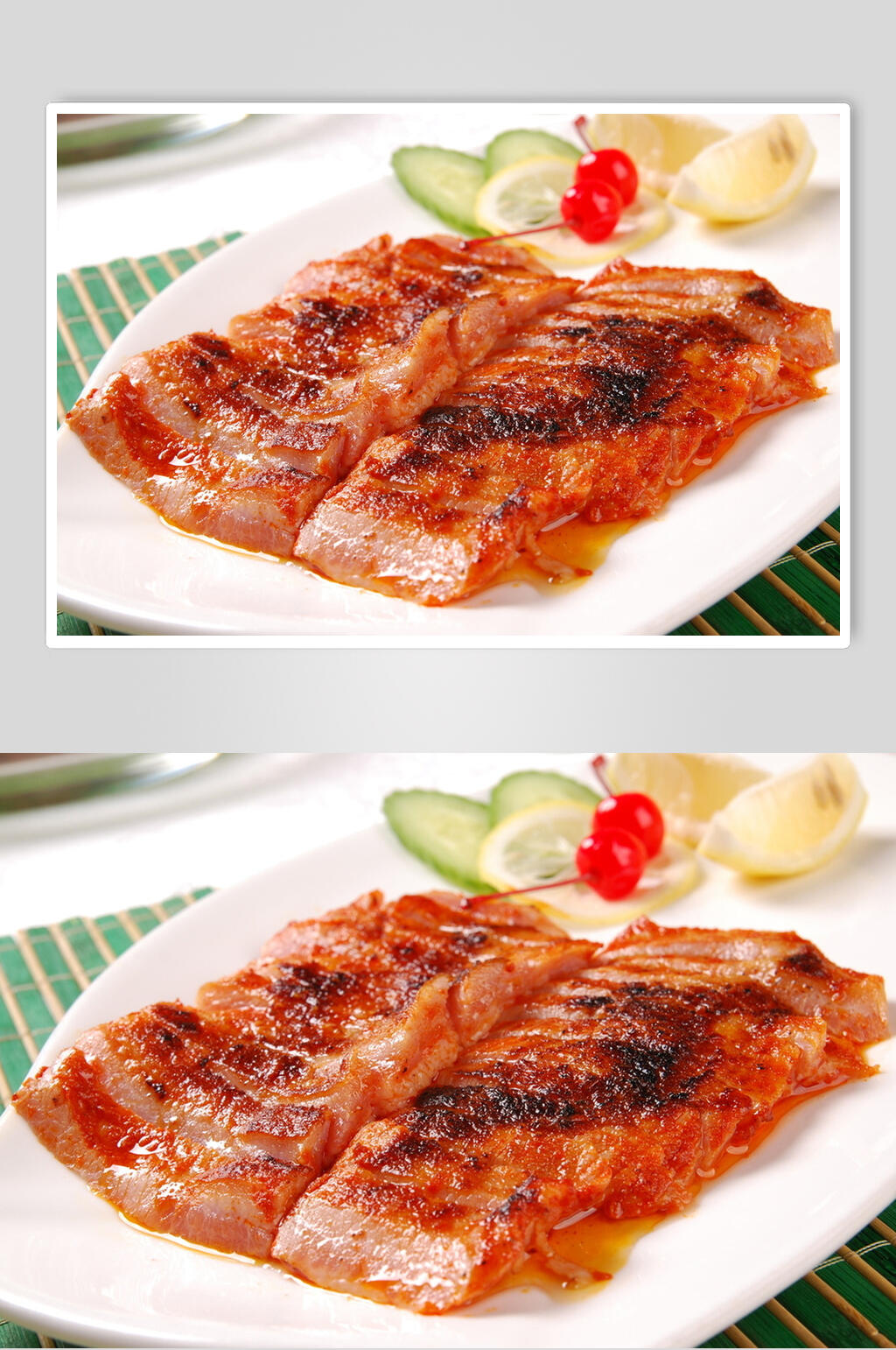 炭烧牛仔骨餐饮食品图片素材