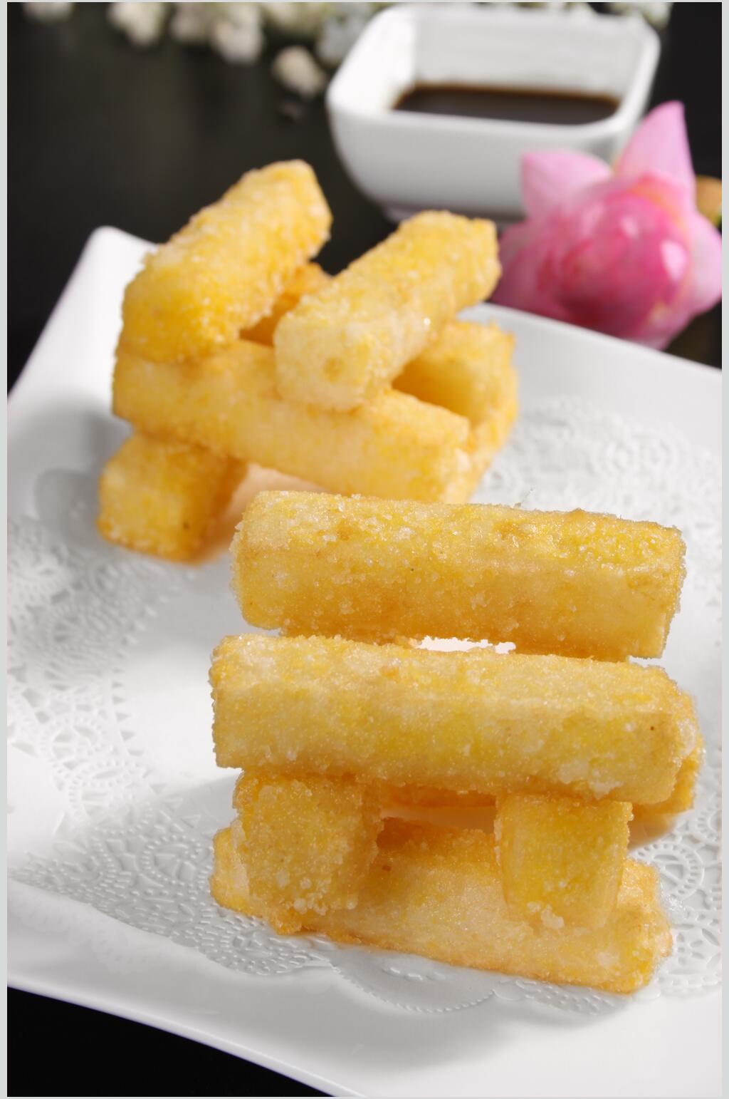 招牌美味糍粑食物图片素材