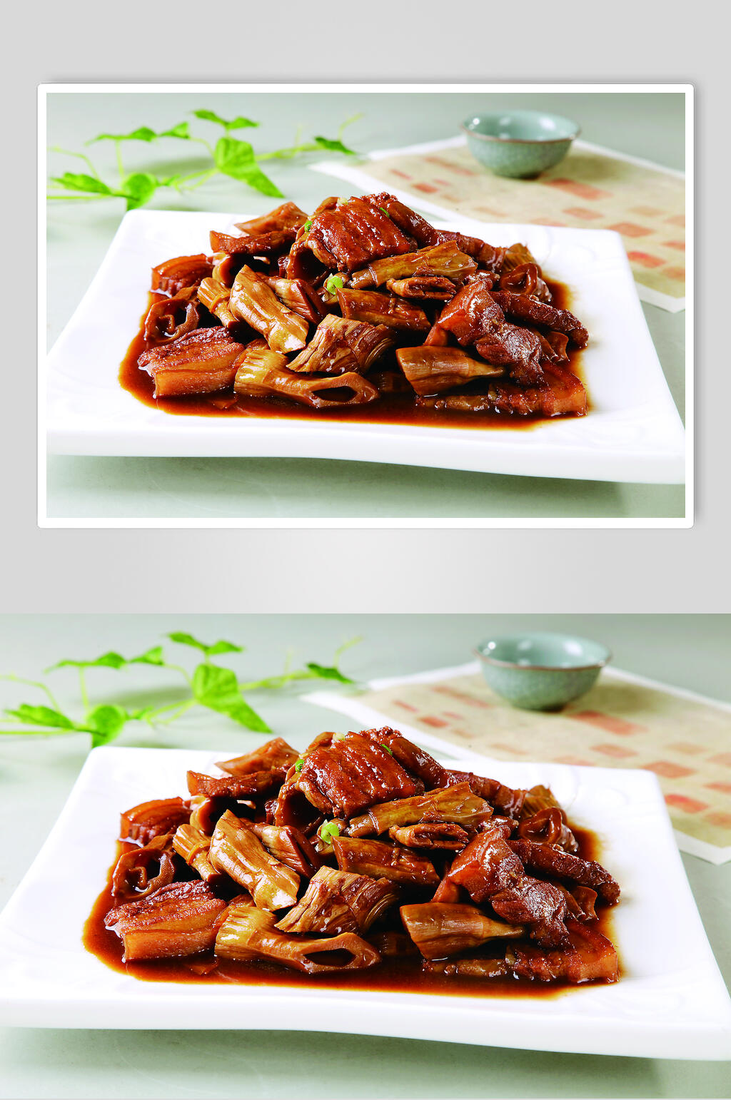 天目笋干烧肉餐饮食品图片素材
