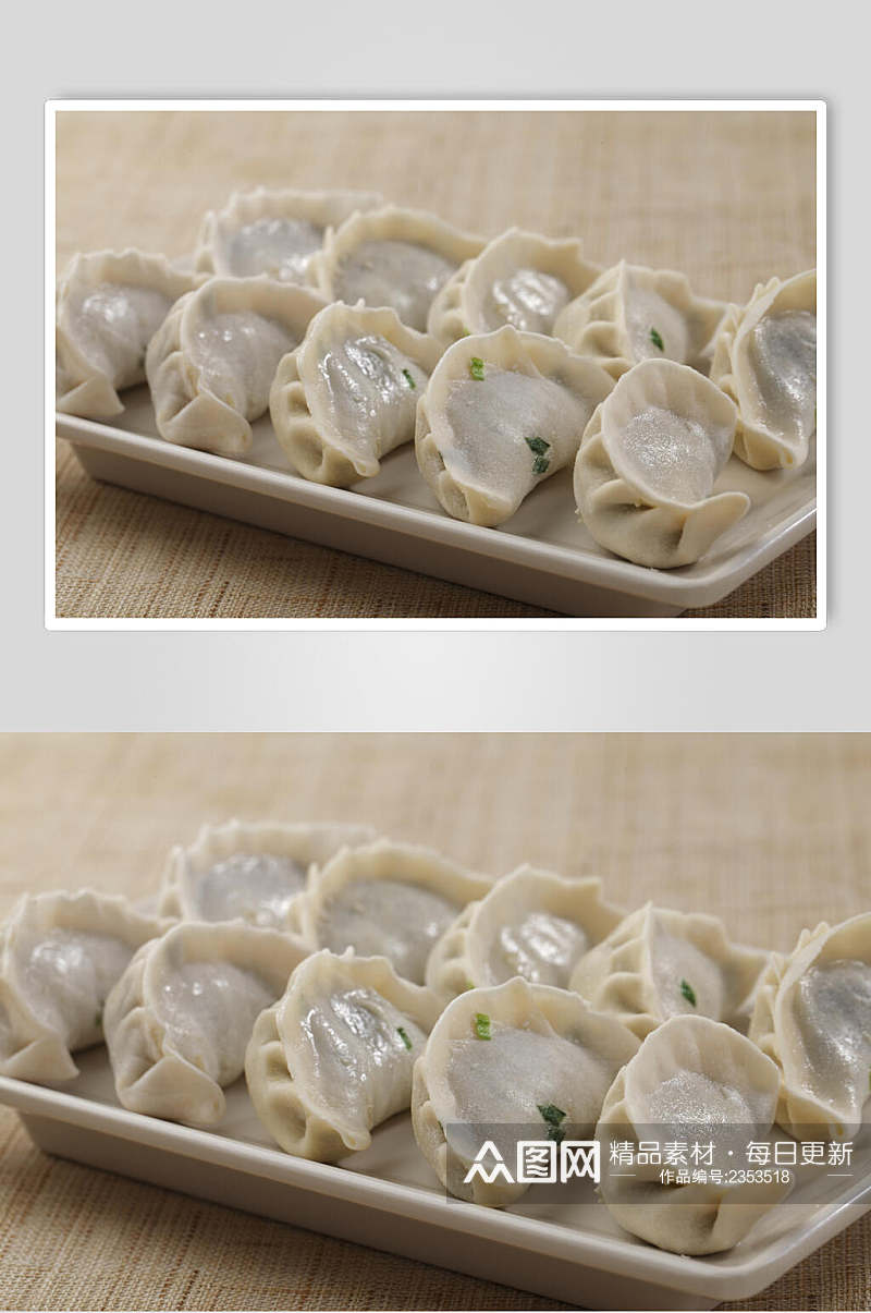 招牌饺子食品高清图片素材