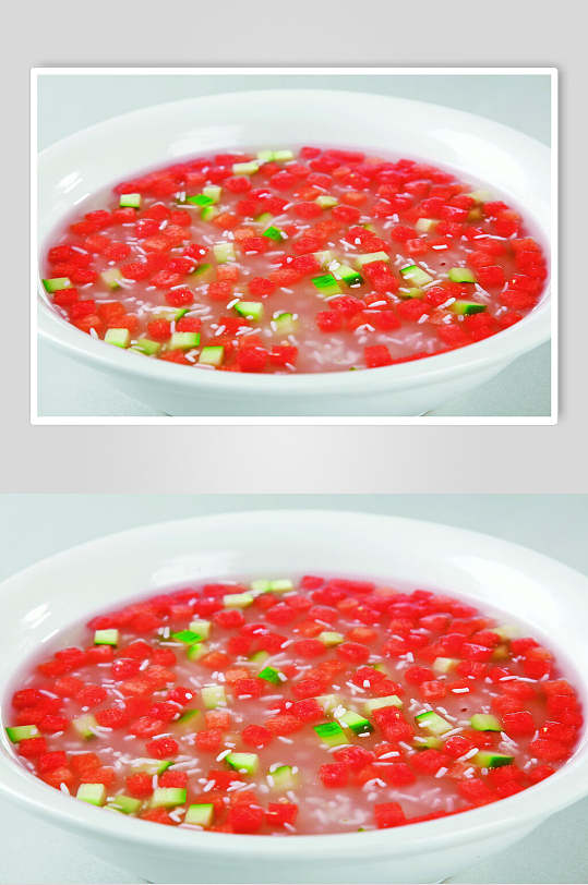 瓜粒米酒汤食品图片