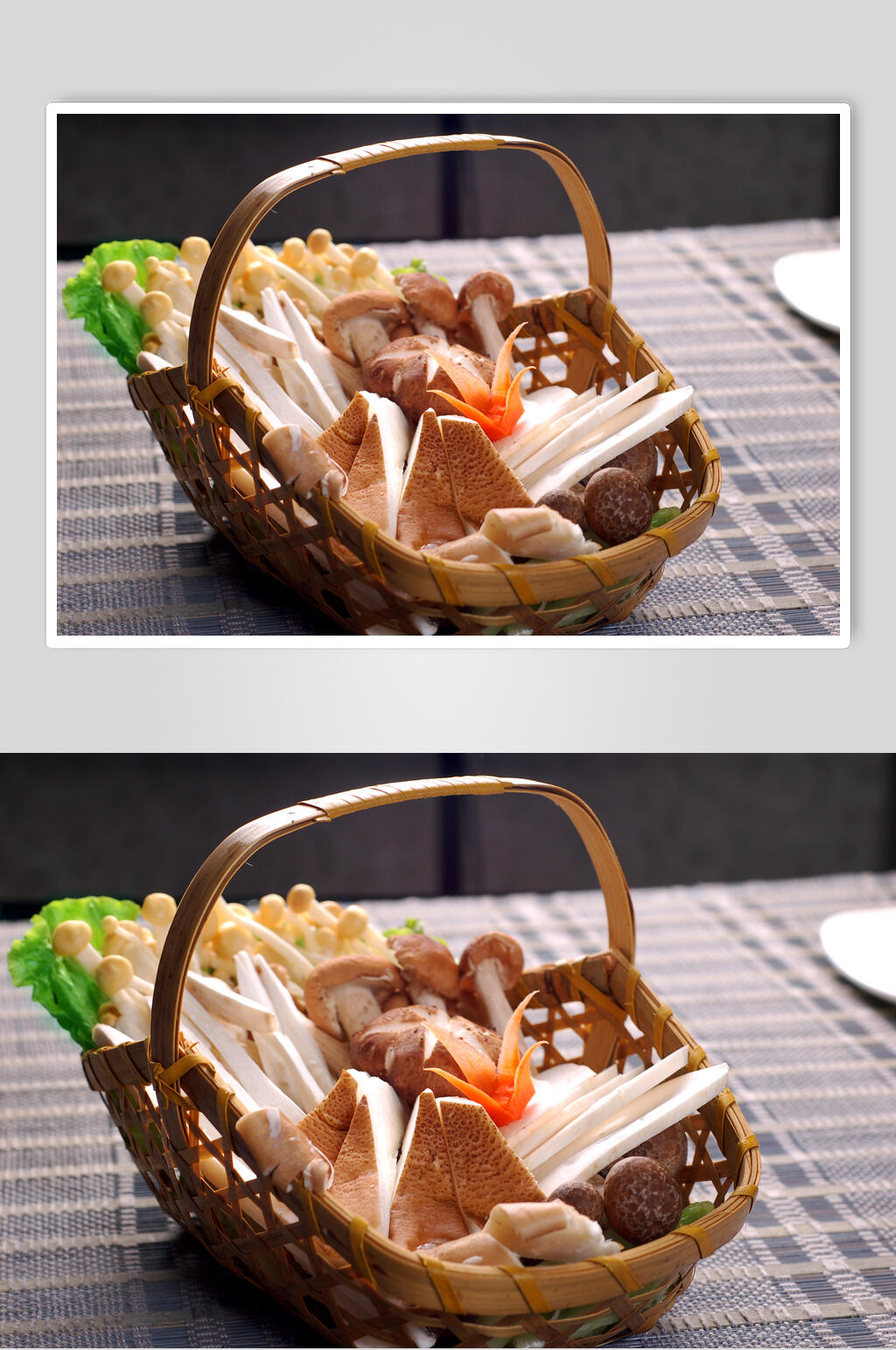 野生菌类山珍食物摄影图片素材