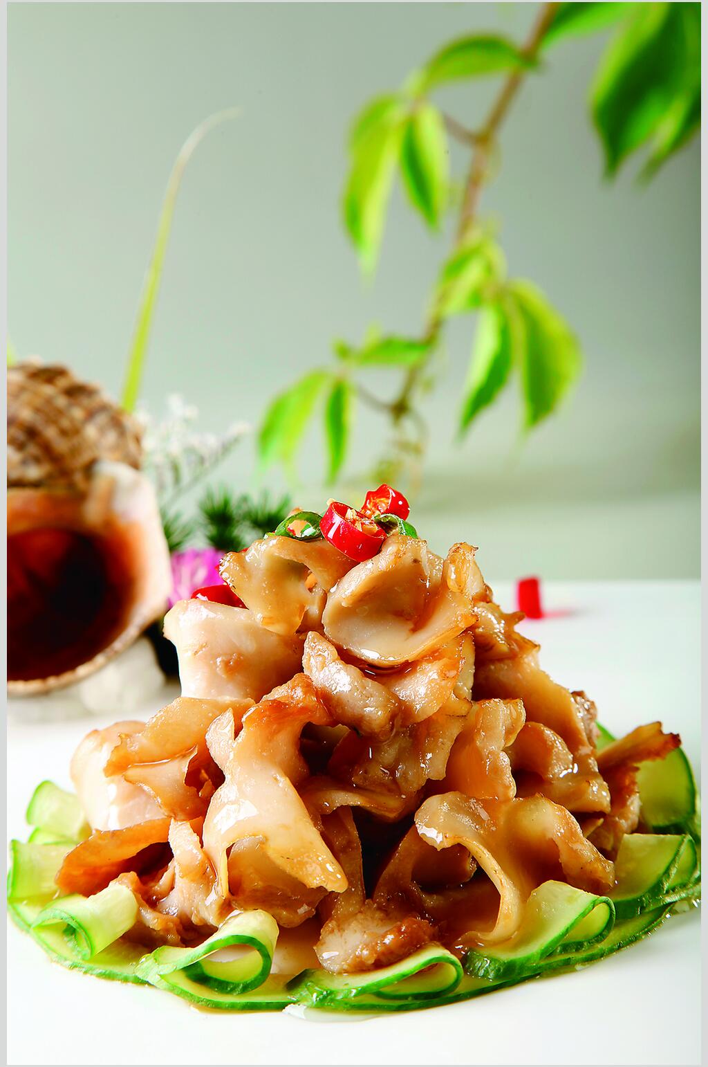 芥末螺头食品高清图片素材