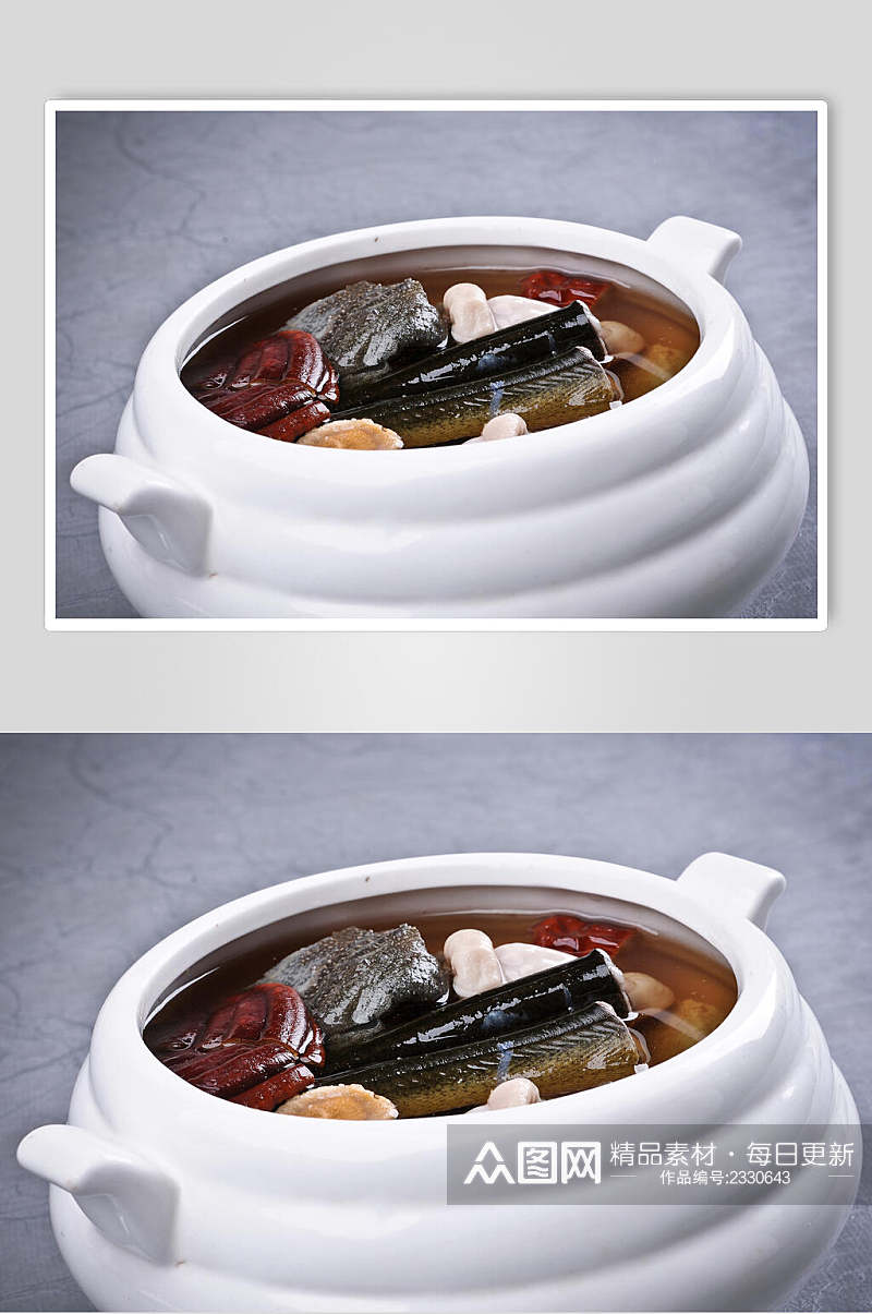 福禄长寿汤食品图片素材