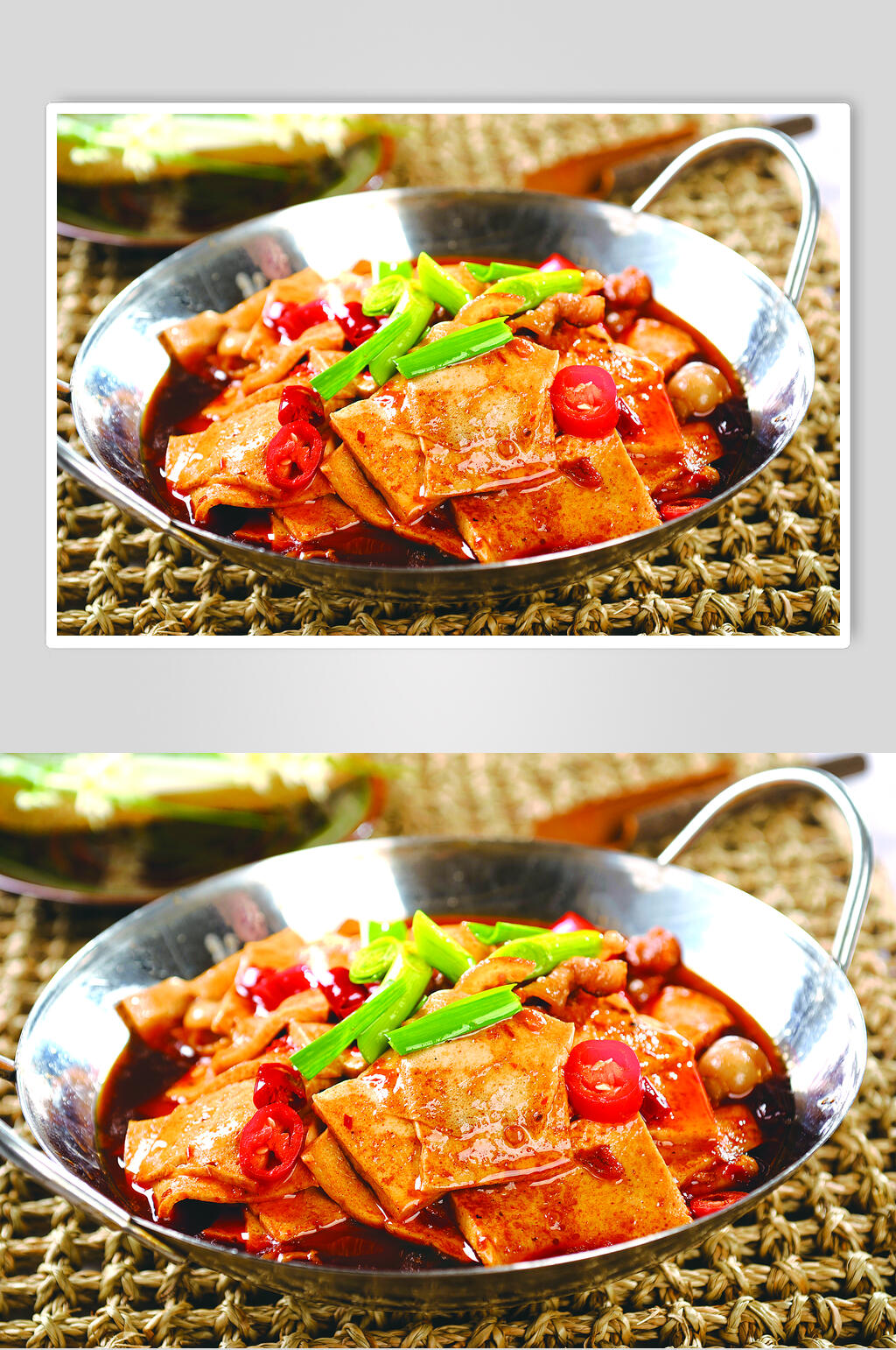 香辣美味干锅千页豆腐副本食物图片素材