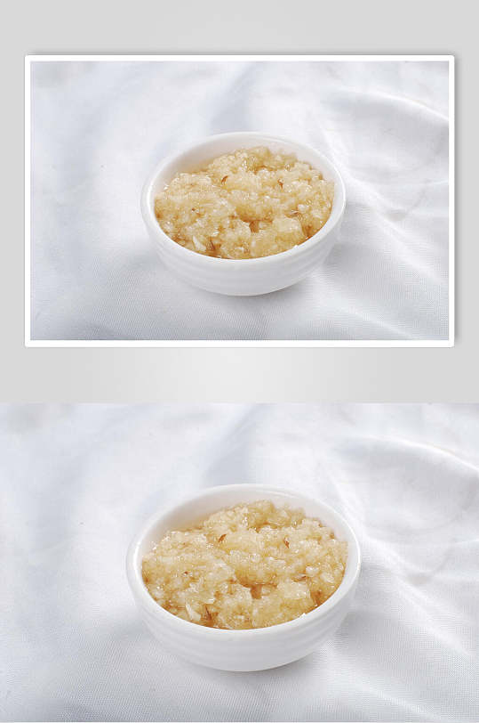 配料蒜泥食物图片