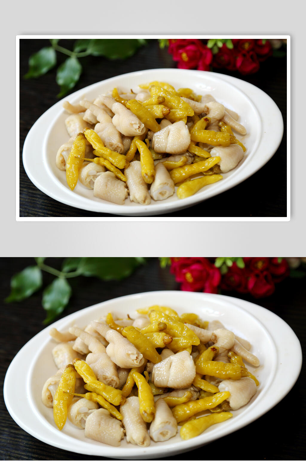 香辣美味泡椒凤爪食物图片素材
