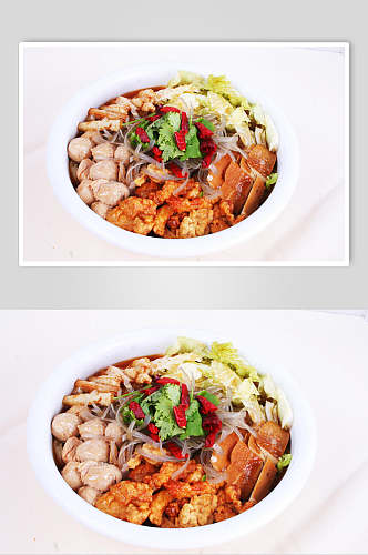 乡村大锅菜食品摄影图片