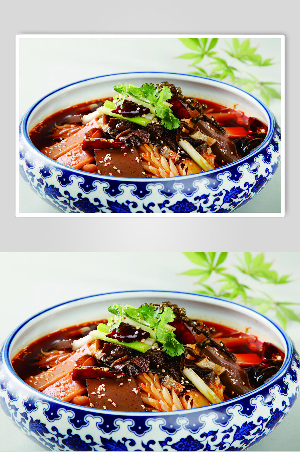鲜香毛血旺食品摄影图片素材