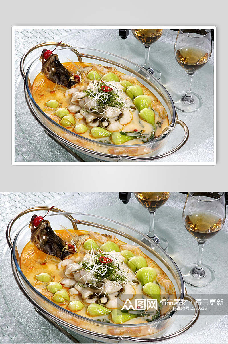 招牌米汤桂鱼食品图片素材