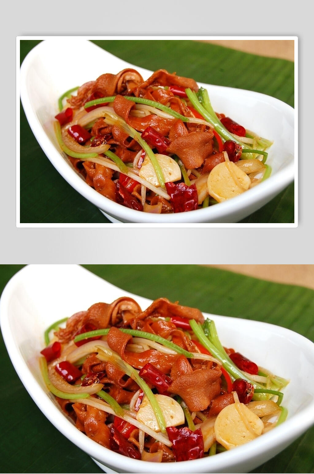 炒鸭肠食品高清图片素材
