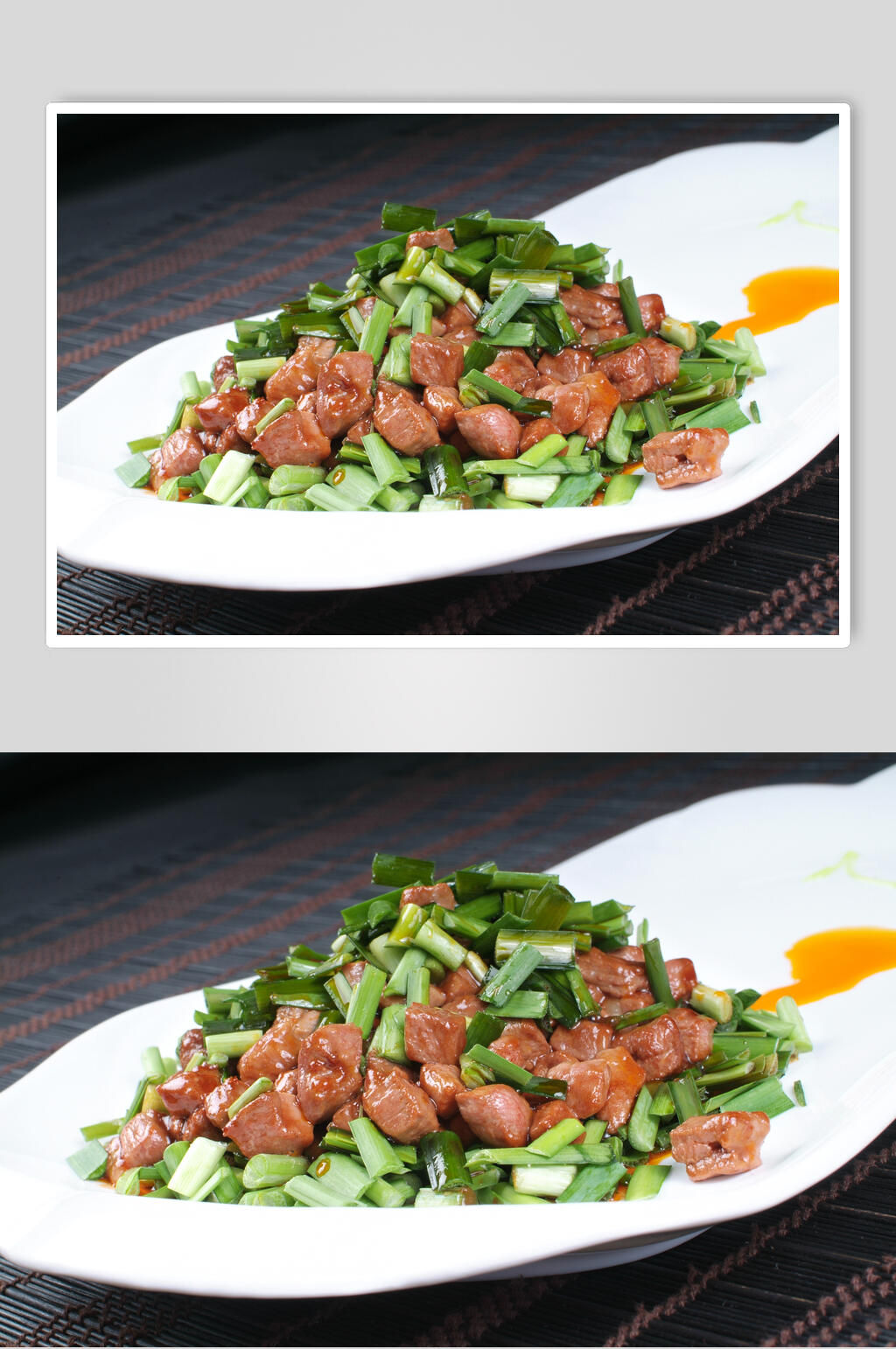 川菜翡翠鸭丁食物图片素材