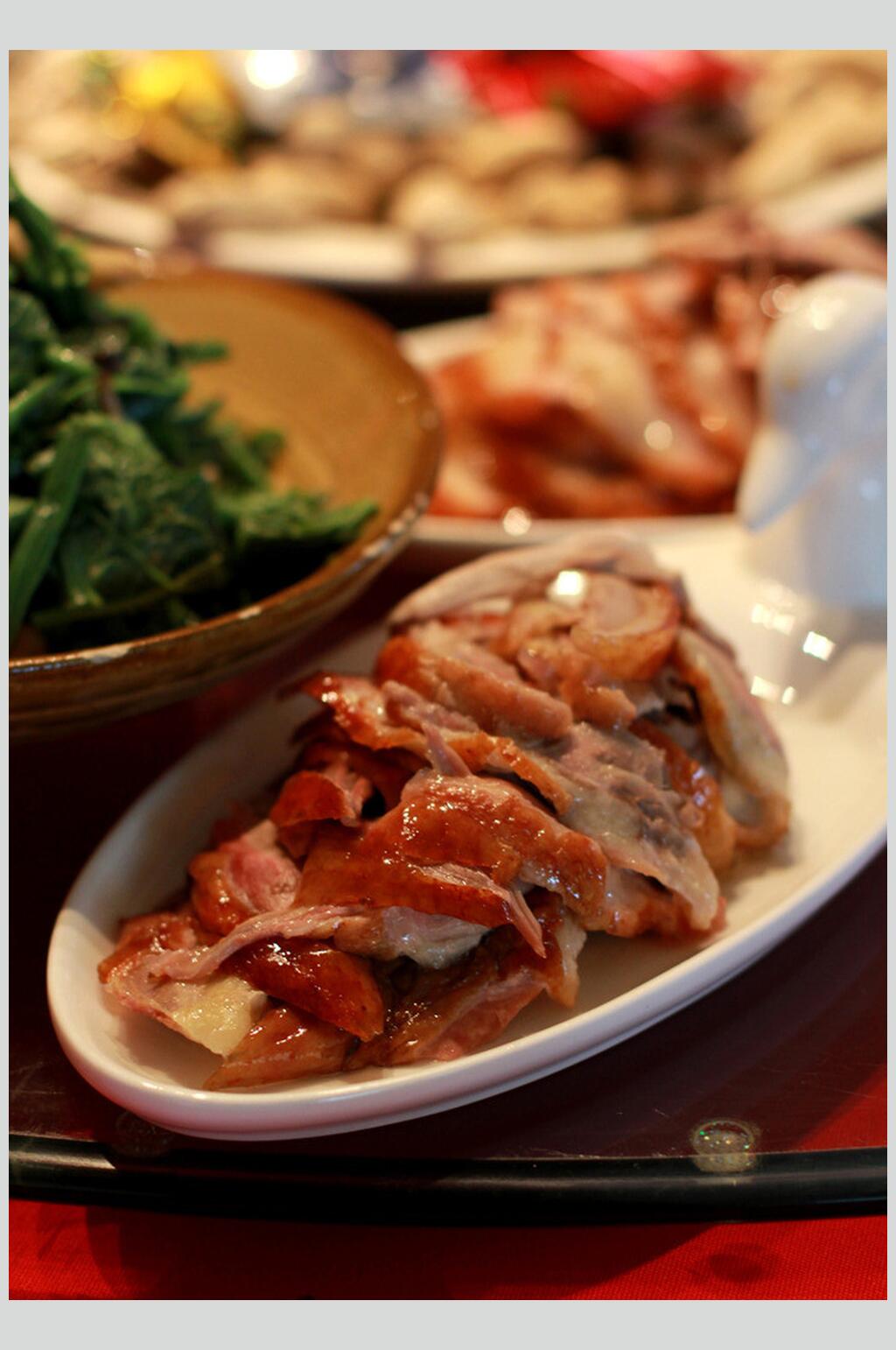 精品美食烤鸭卤鸭食物图片素材