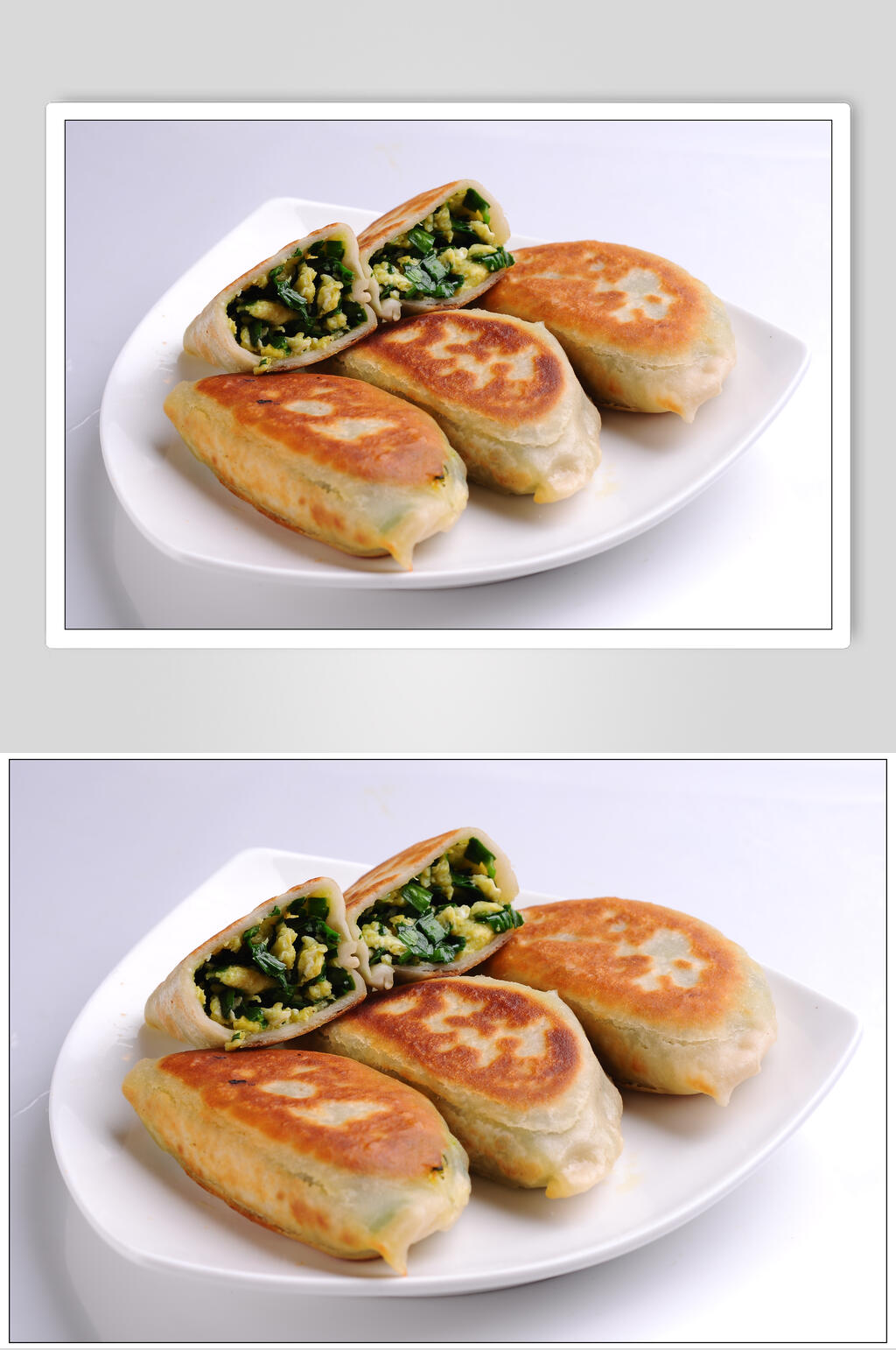 小吃韭菜盒子美食图片素材