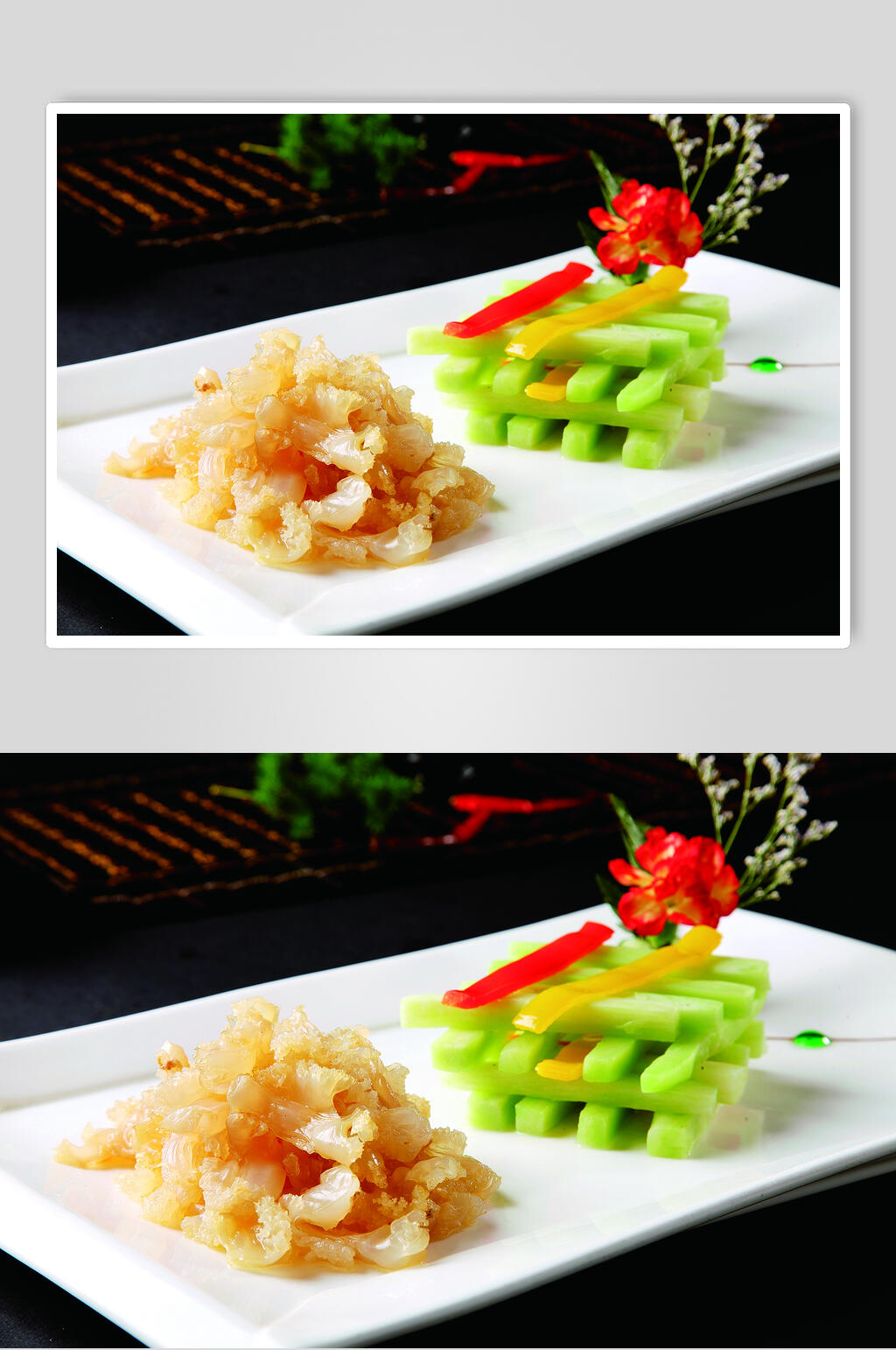 芥兰海龙花食品图片素材