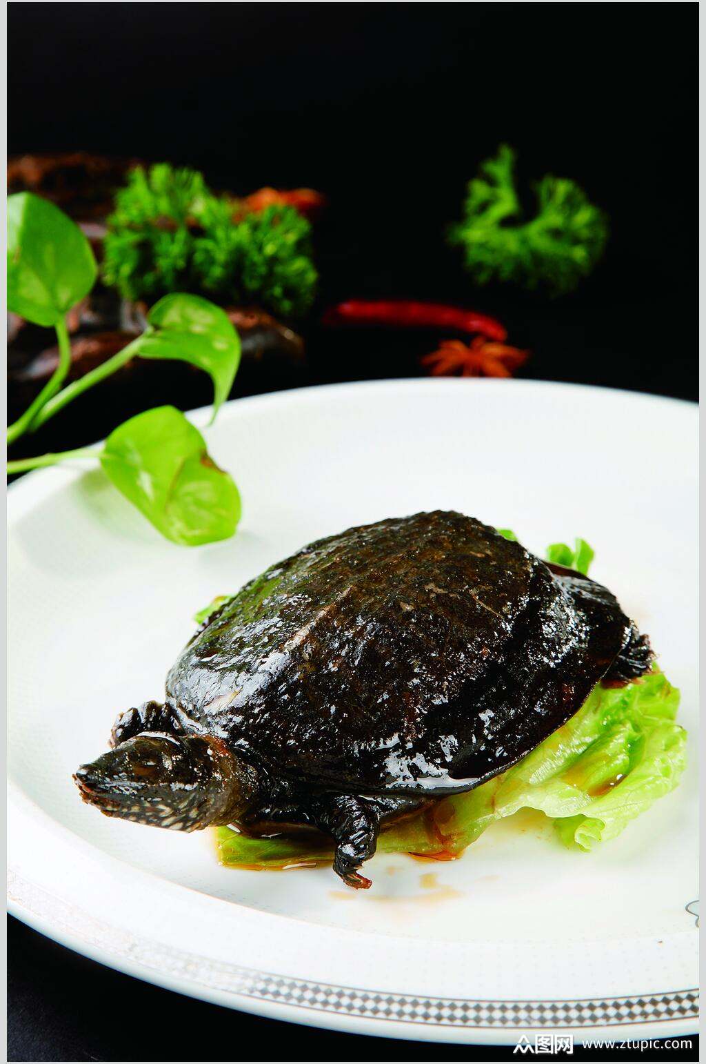 卤水小甲鱼食物图片