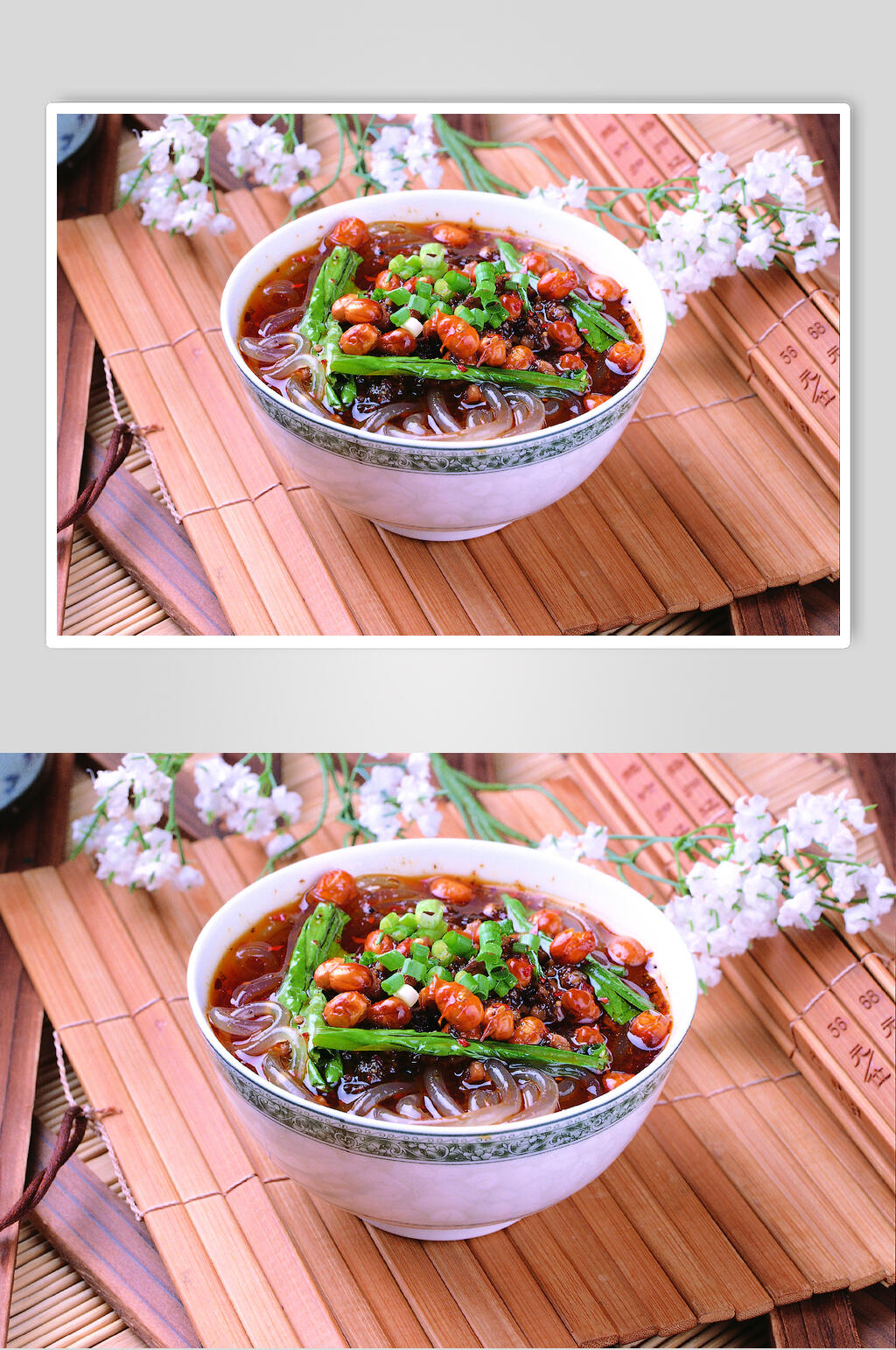 新鲜小吃酸辣粉食品图片素材