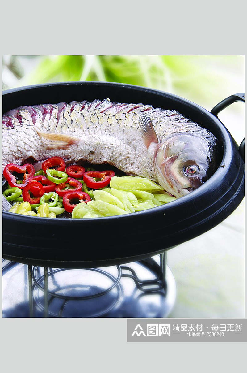 仙鹤泡椒鱼食物图片素材
