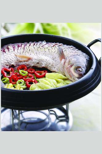仙鹤泡椒鱼食物图片