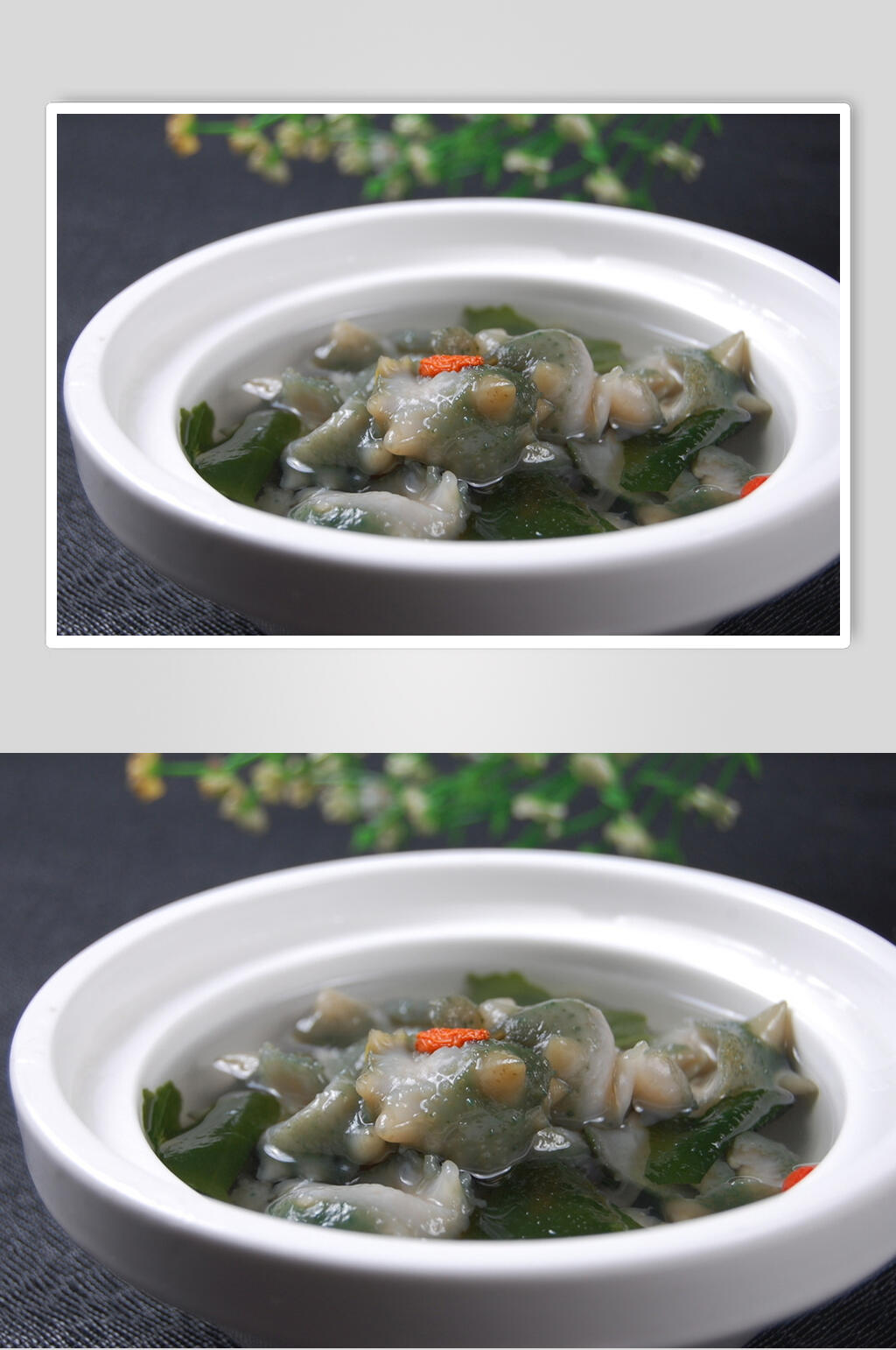 营养海带炖辽参食物图片素材