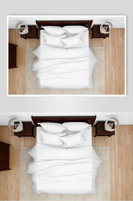 臻美轻尚尚商务床上用品布艺床单样机