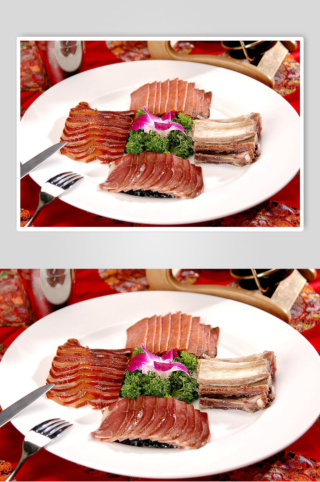 蜀南风肉拼餐饮高清图片素材