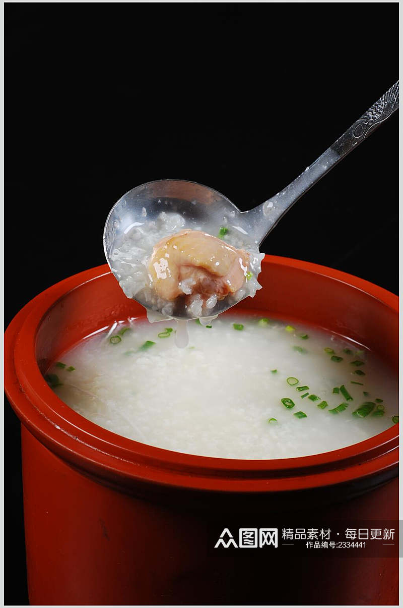 瓦罐糯米炖老鸡美食图片素材