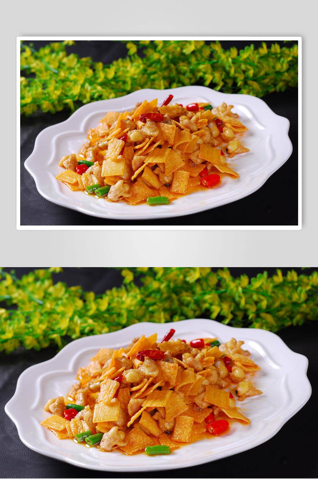 锅巴掌中宝食品图片素材