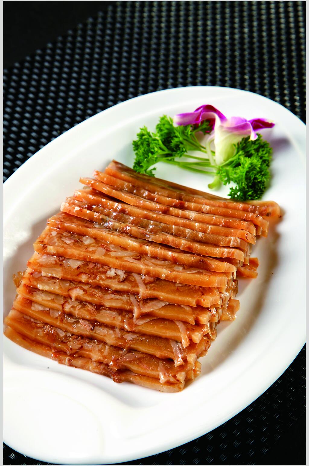 招牌品酱肉冻图片素材