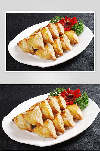 小吃榴莲酥食品摄影图片