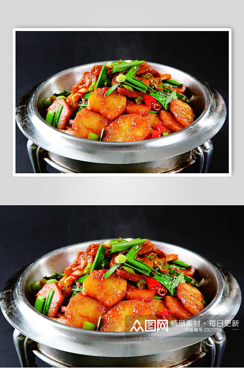 飘香干锅土豆片食物图片素材