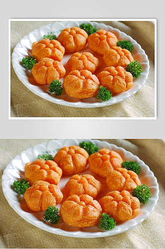 特色小吃南瓜饼食品高清图片