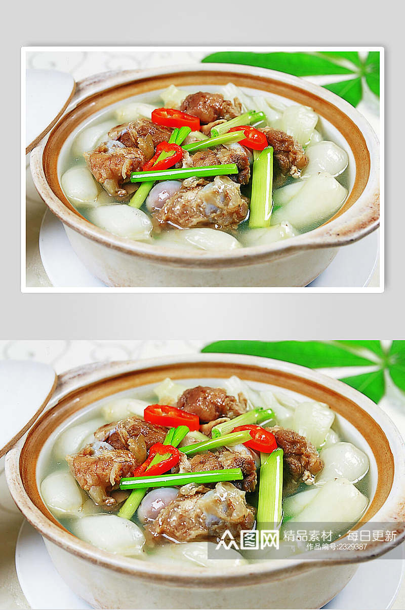 筒骨奶白菜餐饮食品图片素材
