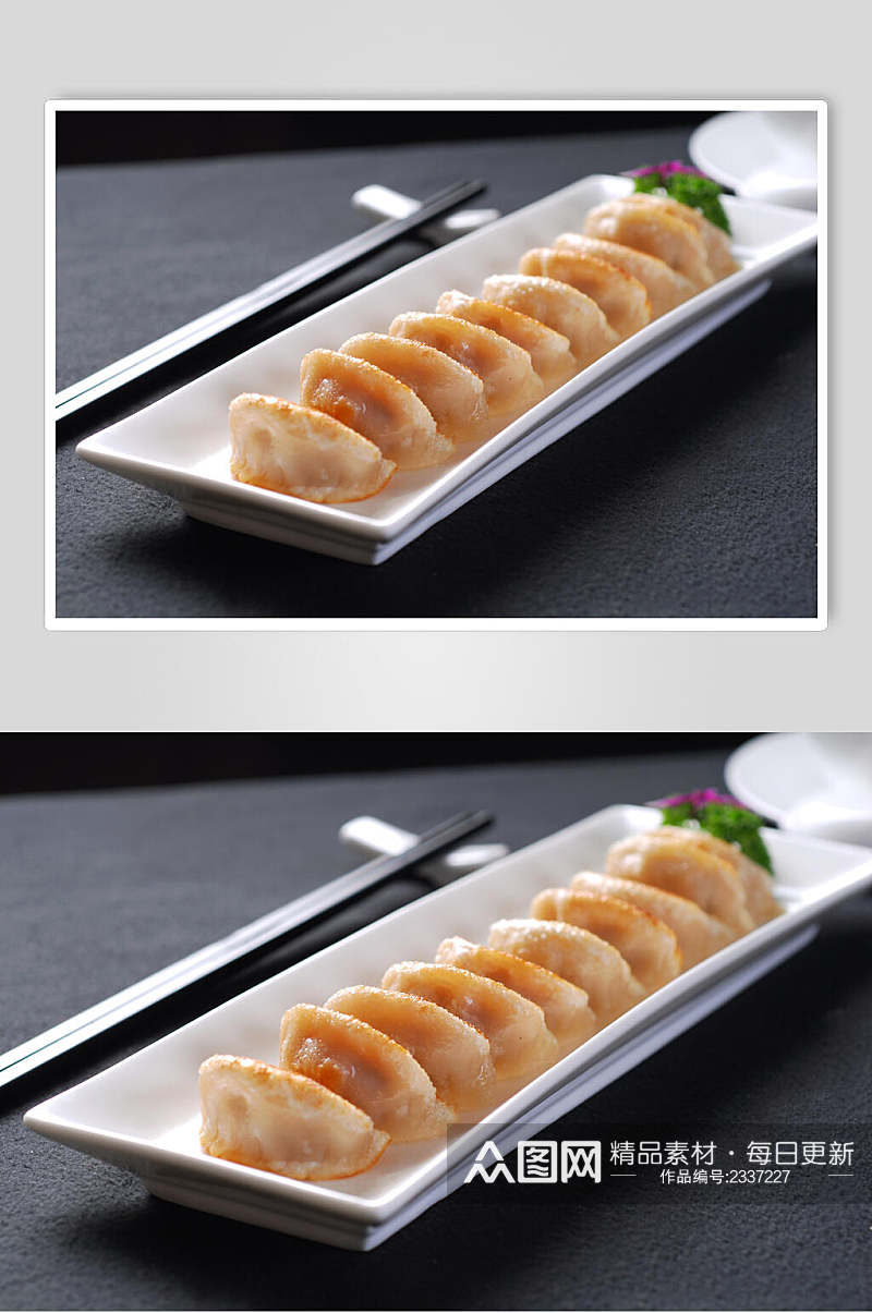 小吃煎饺食物图片素材