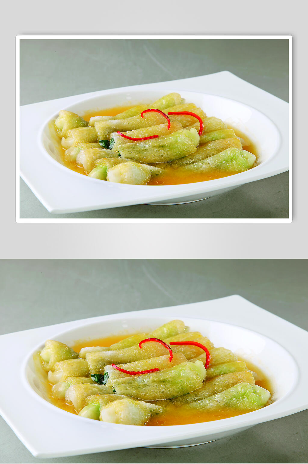 黄汤竹笙菜胆餐饮高清图片素材
