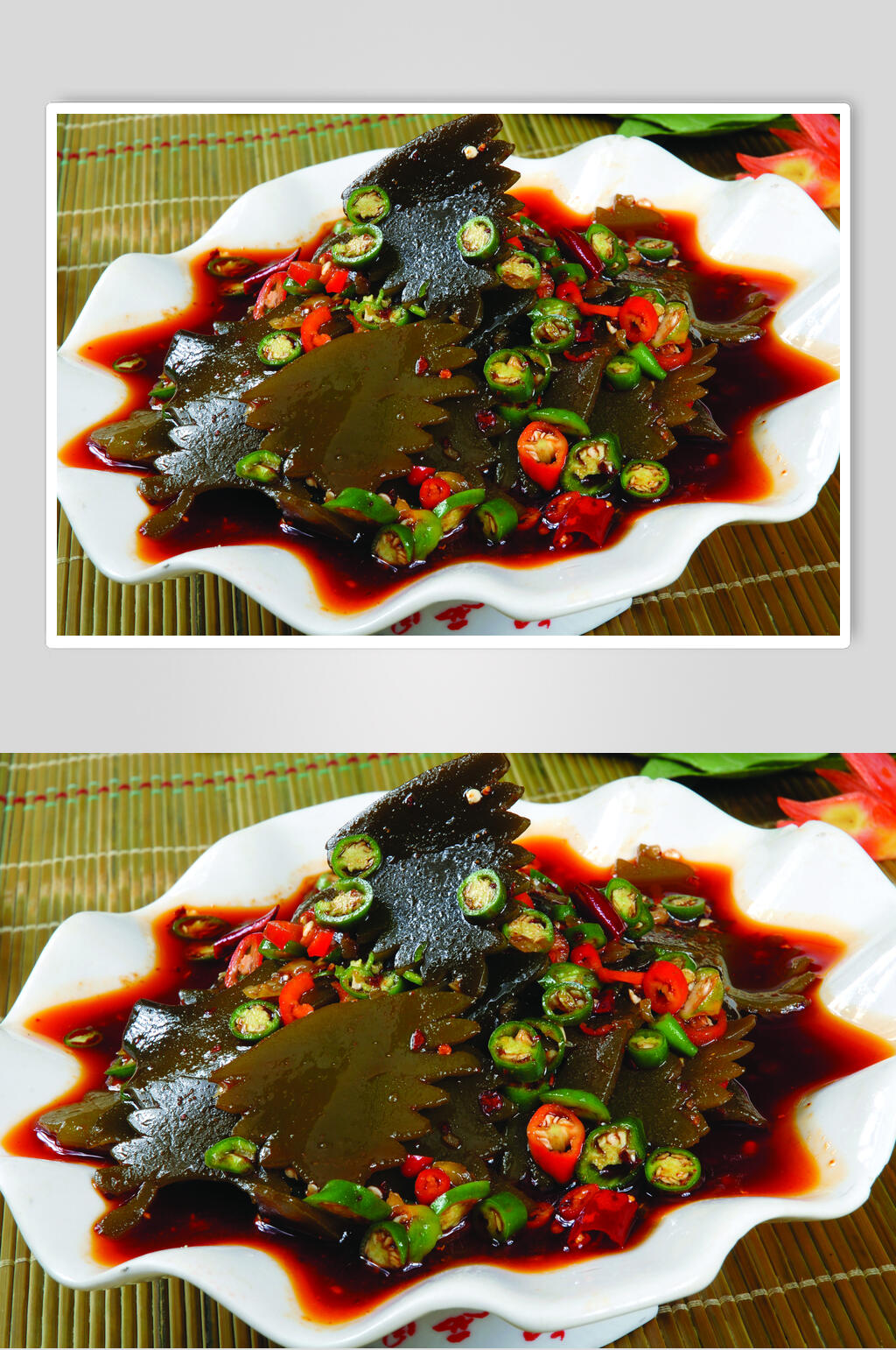 招牌酸辣海带茎图片素材
