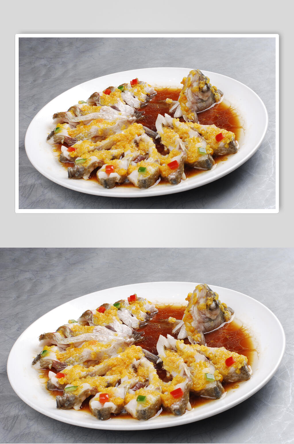 招牌开屏武昌鱼食物高清图片素材