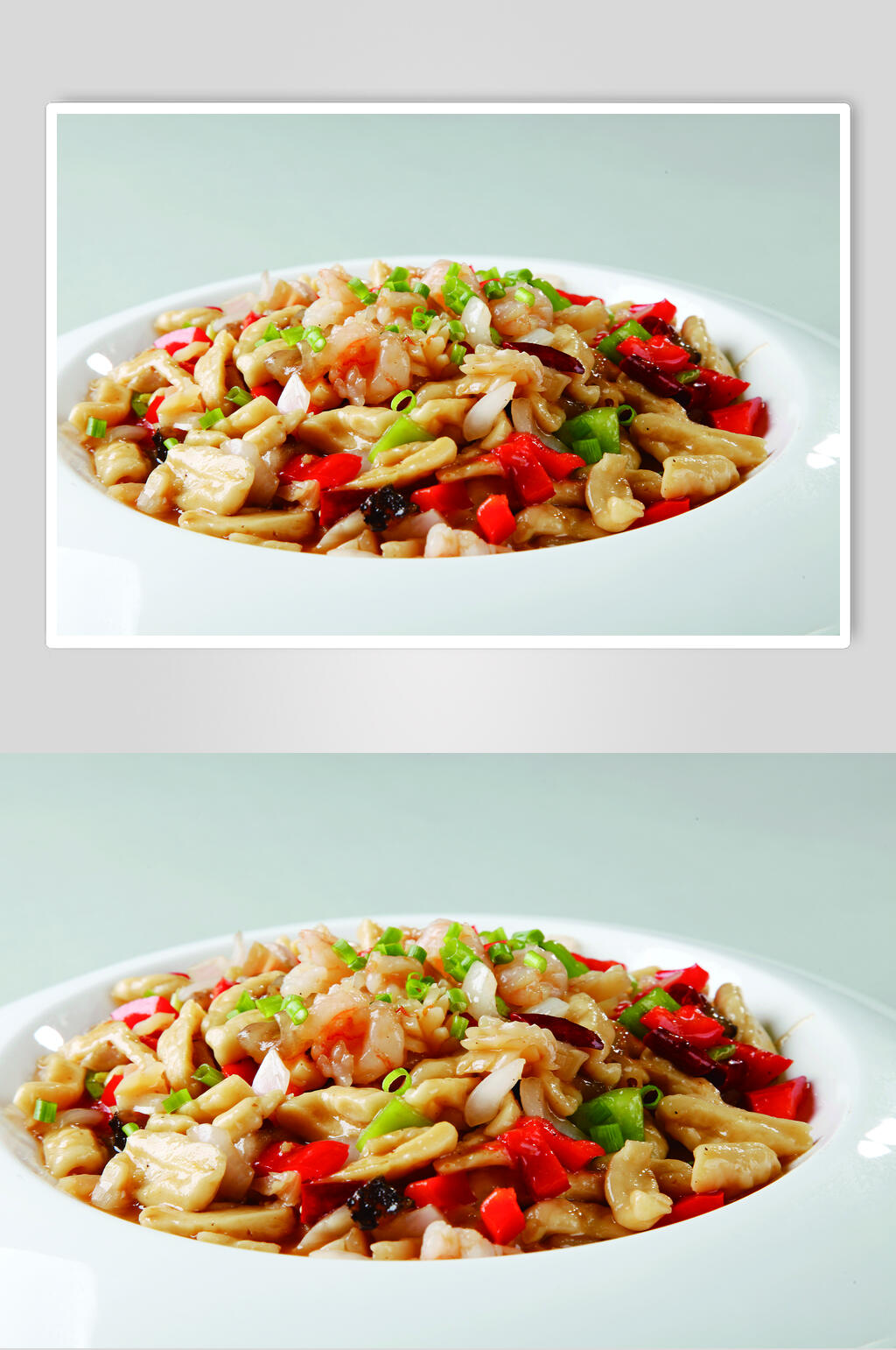海鲜炒面疙瘩食品图片素材
