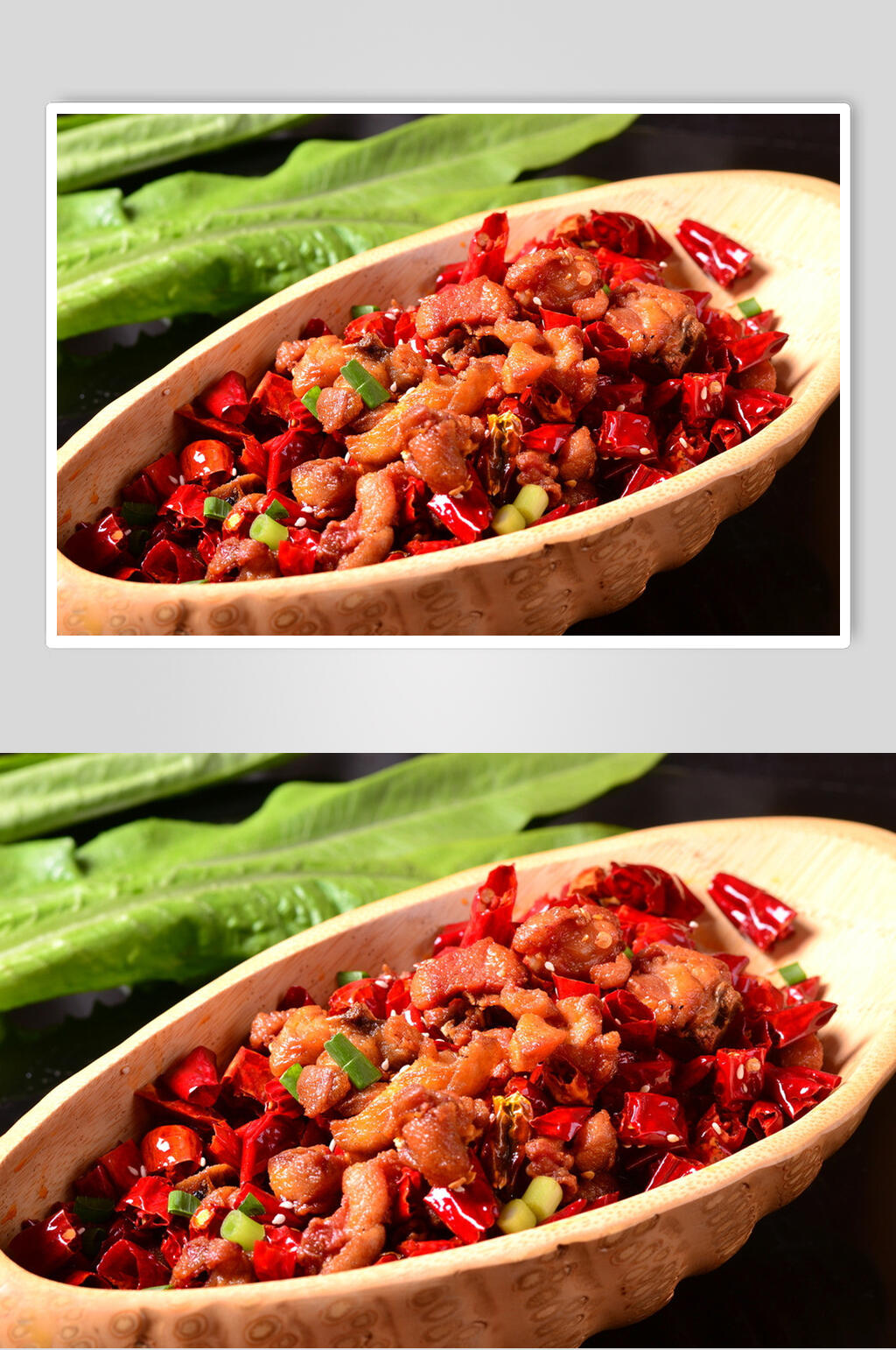 鲜香美味辣子鸡食物高清图片素材