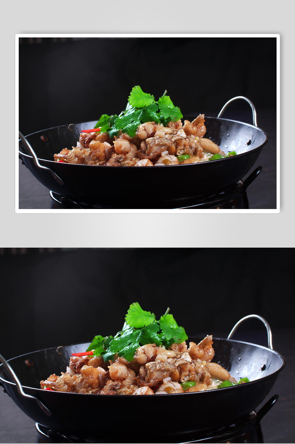 热干锅美蛙元份食物高清图片素材