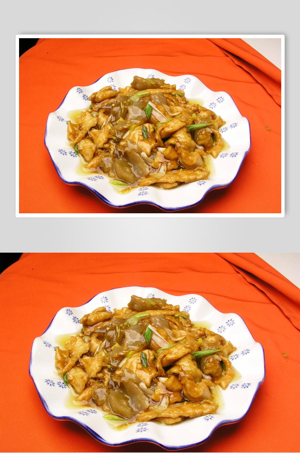 新鲜过油肉餐饮高清图片素材