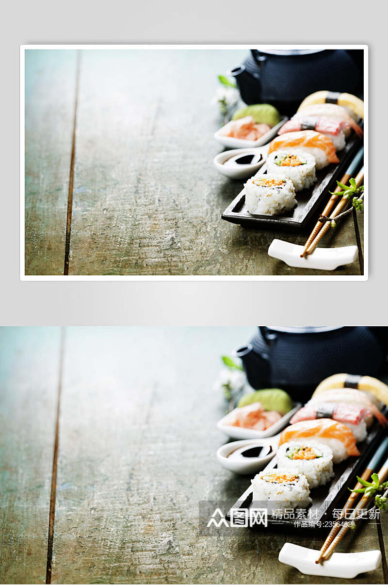 鲜香寿司食品高清图片素材