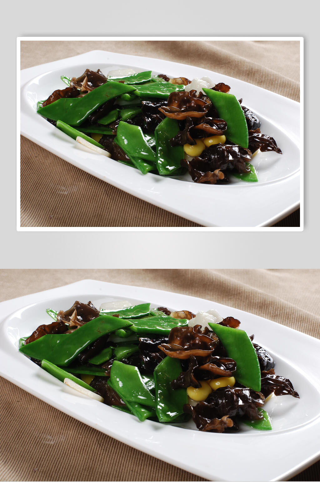 精品清炒四宝食品图片素材