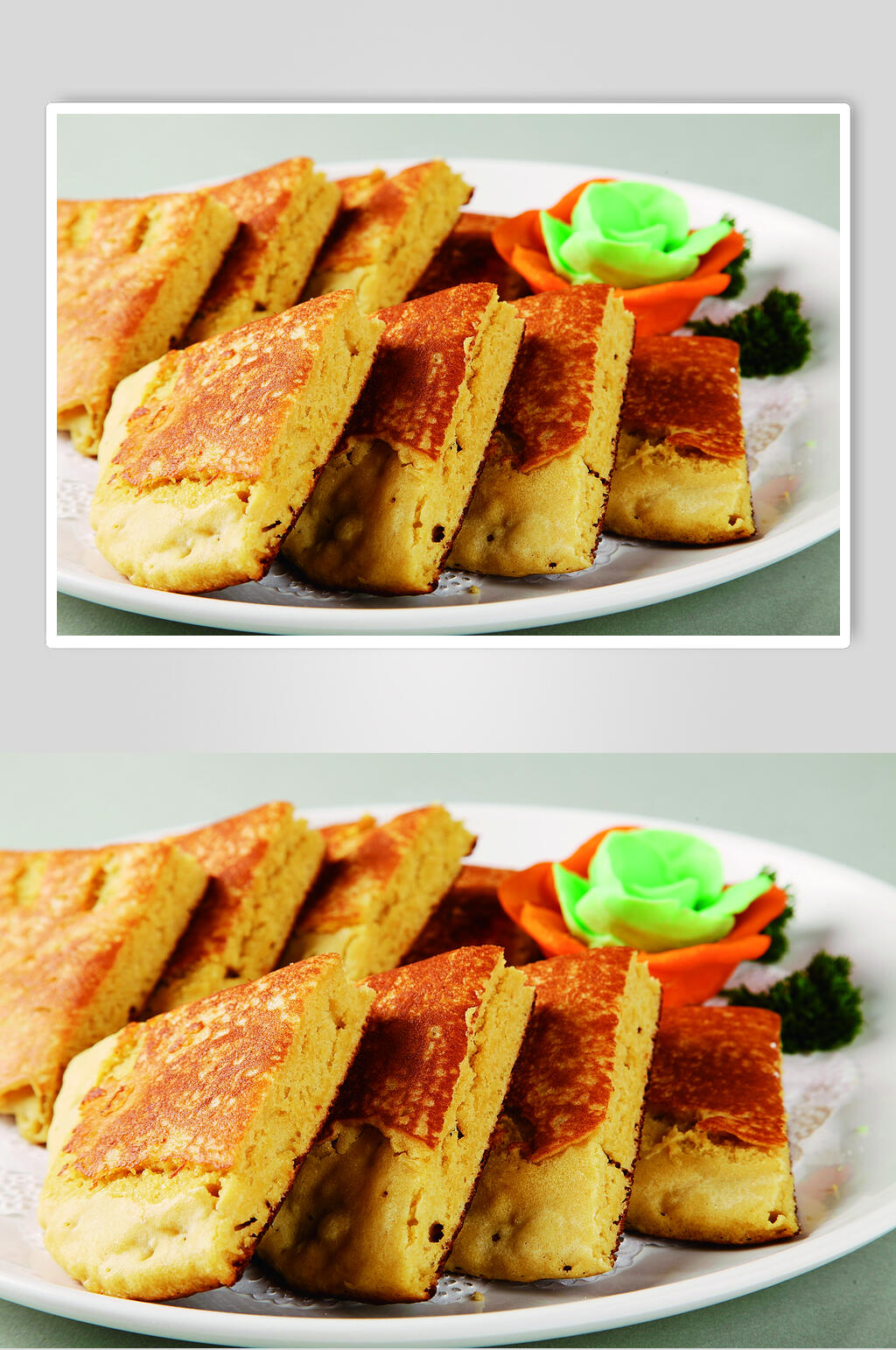 小吃美食小米面煎饼食物图片素材