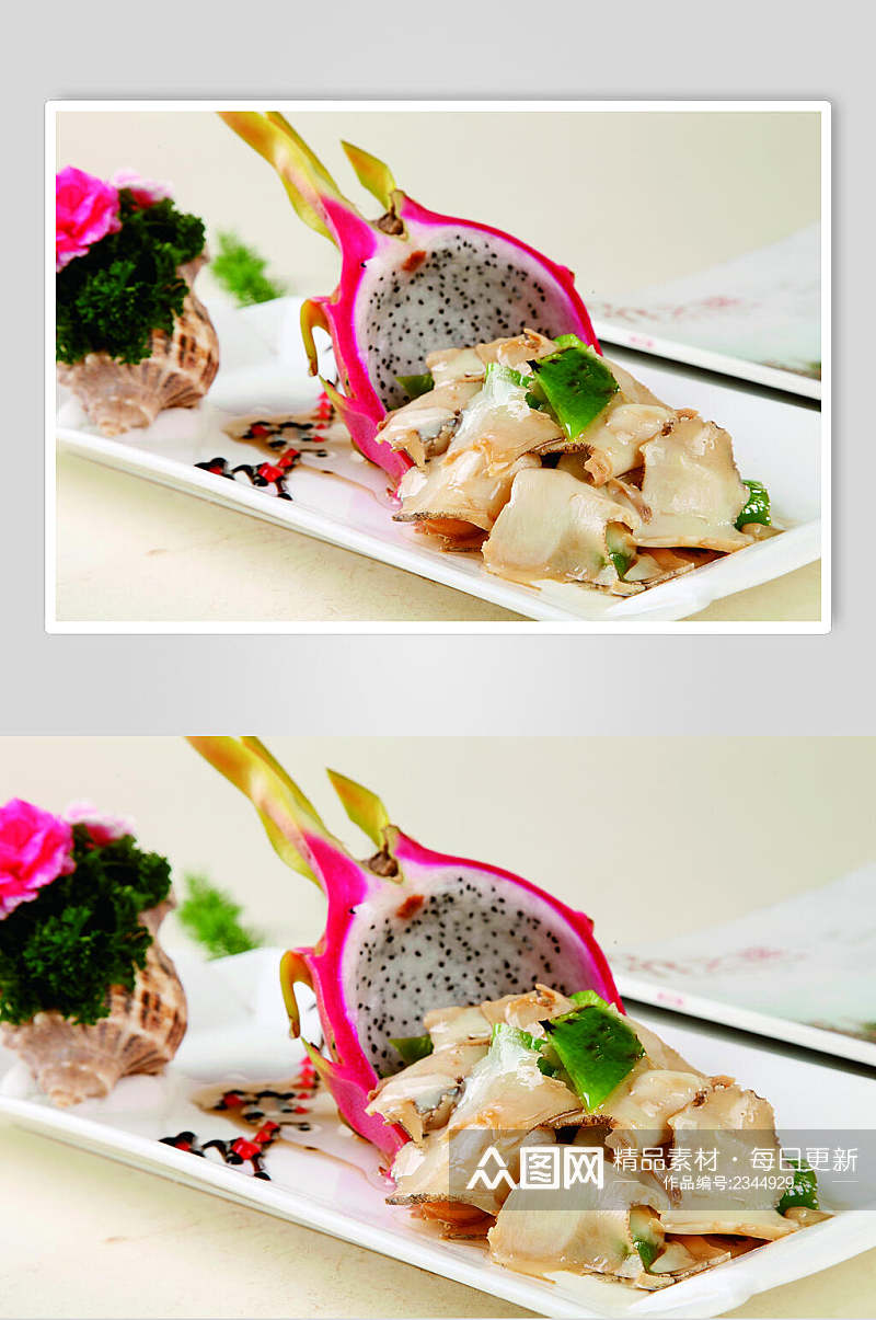 火龙海藻片食品图片素材