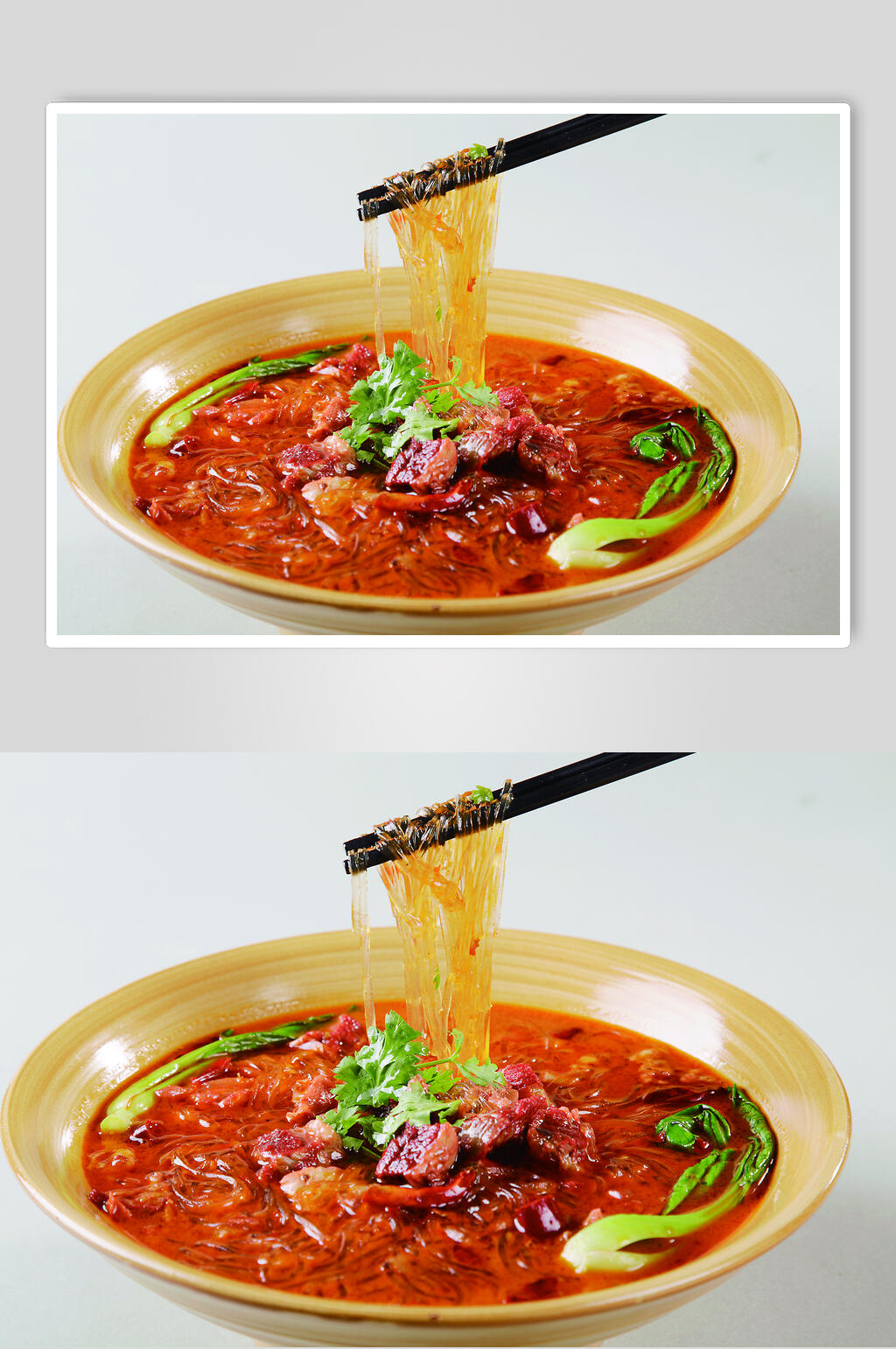 粉条炖牛腩食物高清图片素材